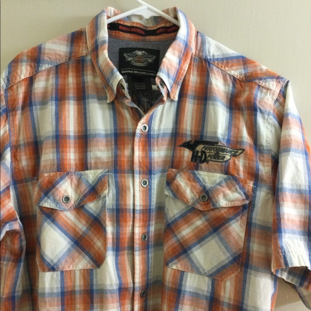 HARLEY DAVIDSON VINTAGE Men’s Shirt ❤️ - Picture 9 of 14